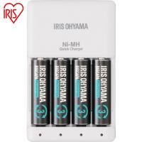 IRIS(アイリス) 578040 ビックキャパ リチャージ 急速充電器セット 単3型4個付(1S) 品番：BCR-SQC3MH/4S | 工具ランドプラス