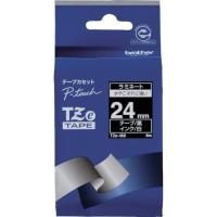 ブラザー Tzeテープ 白文字/黒地/24mm(1個) 品番：TZE-355 | 工具ランドプラス