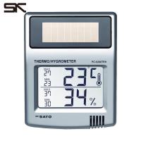 佐藤 ソーラーデジタル温湿度計 (1個) 品番：PC-5200TRH | 工具ランドプラス