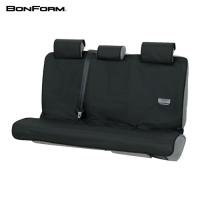 ボンフォーム BonForm カーシートカバー ファインテックス リヤ(枕カバー付き・シートベルト対応) 1枚 ブラック (1枚) 43612808 | 工具ランドプラス
