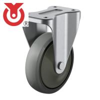 ユーエイ SUS-GUK-200 プレート式 固定 ステンレスキャスター ウレタン 車輪径200mm Jタイプ SUS-K型 取付寸法112×63 (1個) | 工具ランドプラス