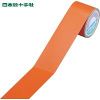 緑十字 ラインテープ(反射) オレンジ 反射-50YR 50mm幅×10m 屋内用 ポリエステル (1巻) 品番：265015 | 工具ランドプラス
