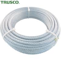 TRUSCO(トラスコ) JIS規格品メッキ付ワイヤロープ (6X24)Φ12mmX50m (1巻) JWM-12S50 | 工具ランドプラス