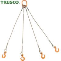 TRUSCO(トラスコ) 4本吊りWスリング フック付き 12mmX2m (1S) GRE-4P-12S2 | 工具ランドプラス