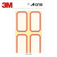 3M エーワン[[TM上]] セルフ角ペーパー 中 赤 (18枚入) (1Pk) 品番：05004 | 工具ランドプラス