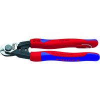 KNIPEX ワイヤーロープカッター 落下防止 190mm (1丁) 品番：9562-190TBK | 工具ランドプラス