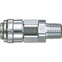 日東　スーパーカプラ相手側取付サイズＲｃ１／４（０４４１２） 02SM STEEL NBR | 工具の楽市