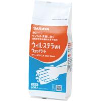 サラヤ　速乾性手指消毒剤含浸不織布　ウィル・ステラＶＨウェットシート　詰替用８０枚入 42381≪在庫が随時変動します≫ | 工具の楽市