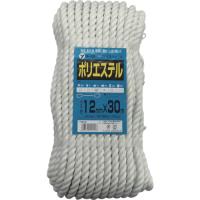 ユタカメイク　ロープ　ポリエステルトラックロープ　１２ｍｍ×３０ｍ TRS-6 | 工具の楽市