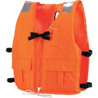 オーシャンライフ　作業用ライフジャケット　背開式　オレンジ　ＴＹＰＥ　Ａ DX-5-OR | 工具の楽市