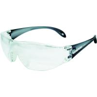 ＹＡＭＡＭＯＴＯ　一眼型セーフティグラス　レンズ色クリア　テンプルカラーグレー　ＪＩＳ規格品 LF-302 | 工具の楽市