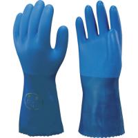 ショーワ　塩化ビニール手袋　まとめ買い　簡易包装耐油ロングビニローブ　１Ｐｋ（袋）１０双　ブルー　ＬＬサイズ NO660-LL10P　_ | 工具の楽市