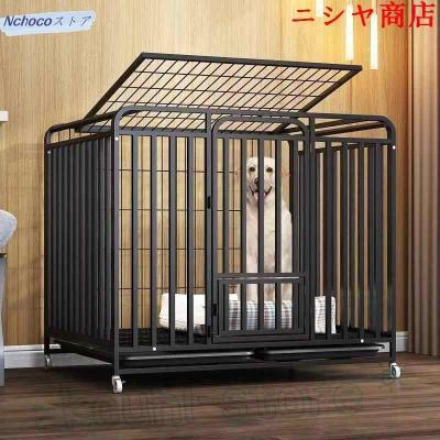 美品】犬用ゲージ ドッグケージ 檻 ブラウン 美品】犬用ゲージ ドッグ