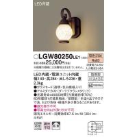 【法人様限定】パナソニック LGW80250LE1　LEDポーチライト 電球色 壁直付型 密閉型 拡散タイプ 防雨型 拡散 | 煌煌ネット