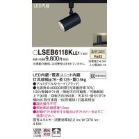 【法人様限定】パナソニック　LSEB6118KLE1　LEDスポットライト　配線ダクト取付型　温白色 | 煌煌ネット