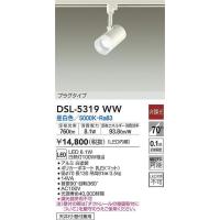 【法人様限定】DAIKO　DSL-5319WW　LEDスポットライト　非調光　ダクトレール用　昼白色　本体色：白 | 煌煌ネット