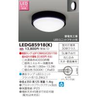 東芝　LEDアウトドアシーリングライト　（ランプ別売）　LEDG85918(K) | 煌煌ネット