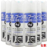 ピノーレ 靴とブーツの抗菌・消臭スプレー Ａｇ＋　220ｍＬ×6個【ヤ】 | ヘルスケア　コヤマ