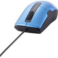 バッファロー(サプライ) 有線BlueLEDマウス 静音/3ボタン Sサイズ ブルー BSMBU26SSBL | インテリア家具 KOZUM ii
