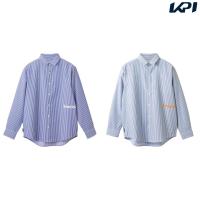 デサント DESCENTE カジュアルウェア  ストライプ レギュラーカラーシャツ DMMWJB56 2023FW | KPI24