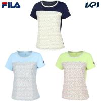 フィラ FILA テニスウェア レディース   ゲームシャツ VL2807 2024SS | KPI24