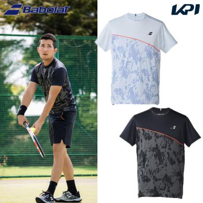 Babolat テニス シャツ（色：ブルー系）｜ウエア｜テニス｜スポーツ