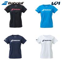 バボラ Babolat テニスウェア レディース   CLUB SHORT SLEEVE SHIRT ショートスリーブ 半袖Tシャツ BWP4530C 2024SS | KPI