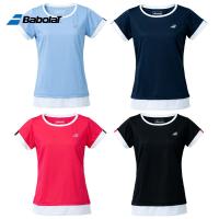 バボラ Babolat テニスウェア レディース CLUB SHORT SLEEVE SHIRT ショートスリーブシャツ BWG1330C 2021SS『即日出荷』 | KPIsports