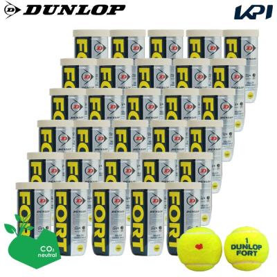 DUNLOP FORT テニスボール 30缶入り DUNLOP ダンロップ FORT フォート 4球×30缶 120球 DFCPEYLPT4 1