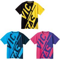 ヴィクタス VICTAS 卓球ウェア ユニセックス BLOCK LOGO TEE TSP632102 2021 | KPIsports