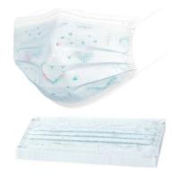 国内検品 即納 10枚入り チュールレース 星柄マスク 使い捨て 花柄