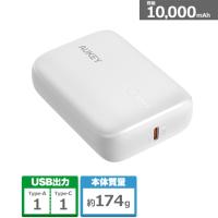 AUKEY（オーキー） モバイルバッテリー PD対応 [USB-A,USB-Cポート] PB-N83S-WT | ケーズデンキ Yahoo!ショップ