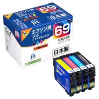 ジット EPSON IC4CL69　4色セット対応 日本製ジットリサイクルインクカートリッジ JIT-E694P | ケーズデンキ Yahoo!ショップ