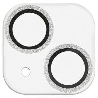 エレコム iPhone 15 カメラレンズ保護カバー フレーム付 グリッター仕様 高透明 強化ガラス 表面硬度10H 指紋防止 &amp;me PM-A23AFLLP1SVG | ケーズデンキ Yahoo!ショップ
