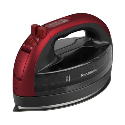 Panasonicレッド アイロンパナソニック コードレススチームWヘッド Panasonic アイロン（色：レッド系）｜アイロン、ズボンプレッサー
