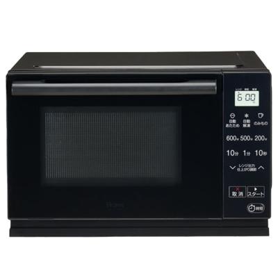 送料込¥13,000《極美品》Haier電子レンジ2021年製 Haier フラットタイプ 電子レンジ JM-FH18H 2021年製 黒 50Hz/60Hz共用