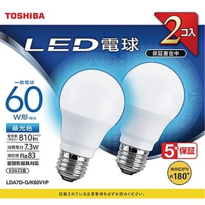 TOSHIBA LED電球、LED蛍光灯（ワット相当：60W形相当）｜電球｜照明