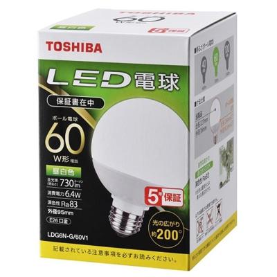 TOSHIBA LEEU-1006WY-02 LED電球 10個セット TOSHIBA LED電球、LED蛍光灯（LED電球、LED蛍光灯種類：ボール球タイプ