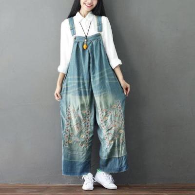 サロペット デニム 刺繍の商品一覧 通販 - Yahoo!ショッピング