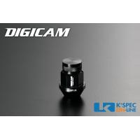 DIGICAM アルミレーシングナット 16本セット 19HEX 袋タイプ 35mm/ブラック_[AN6F351-BK-DC16] | KSPEC ONLINE SHOP
