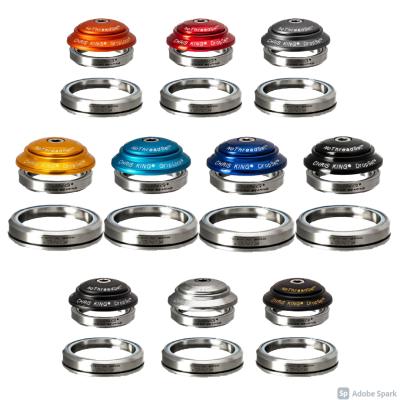 CHRIS KING クリスキング ヘッドセット 1-1/8 ネイビー CHRIS KING NoThreadSet 1-1/8