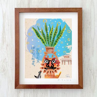 沖縄シーサー（絵画）｜美術、工芸品 | 楽器、手芸、コレクション の