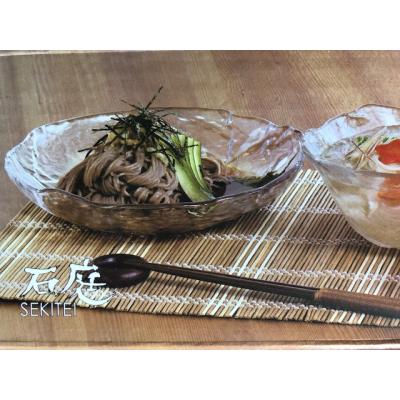 □希少・レア□曽我ガラス銀嶺大鉢5客セット□ガラス器・和食器・割烹