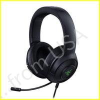 Razer Kraken X USB Ultralight Gamg Headセット: 7.1 Surround Sound - Lightweight Frame - グリーン ロゴ Lightg - Integrated アウデ | カリフォルニア・スタイル