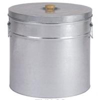 三和金属 トタン丸型米びつ TMK-30 シルバー  (米収納量30kg 直径37×高さ42.5cm) | くらし壱番館