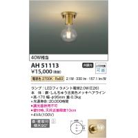安心のメーカー保証 【インボイス対応店】コイズミ照明器具 シーリングライト AH51113 LEDＴ区分 実績20年の老舗 | 暮らしの照明