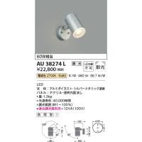 安心のメーカー保証 【インボイス対応店】コイズミ照明器具 屋外灯 スポットライト AU38274L 自動点灯無し LEDＴ区分 実績20年の老舗 | 暮らしの照明