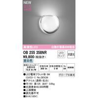 【インボイス対応店】オーデリック照明器具 ブラケット OB255358NR （ランプ別梱包）『OB255358#＋NO295GN』  LED | 暮らしの照明
