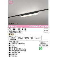 オーデリック照明器具 ベースライト 配線ダクト用 OL291572R1E （光源ユニット別梱包）『OL291572#＋UN6301RE』  LED Ｔ区分 | 暮らしの照明