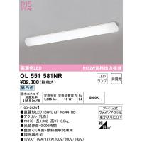 オーデリック照明器具 ブラケット 一般形 OL551581NR （ランプ別梱包）『OL551581#Y＋NO441RB』  LED 期間限定特価 | 暮らしの照明